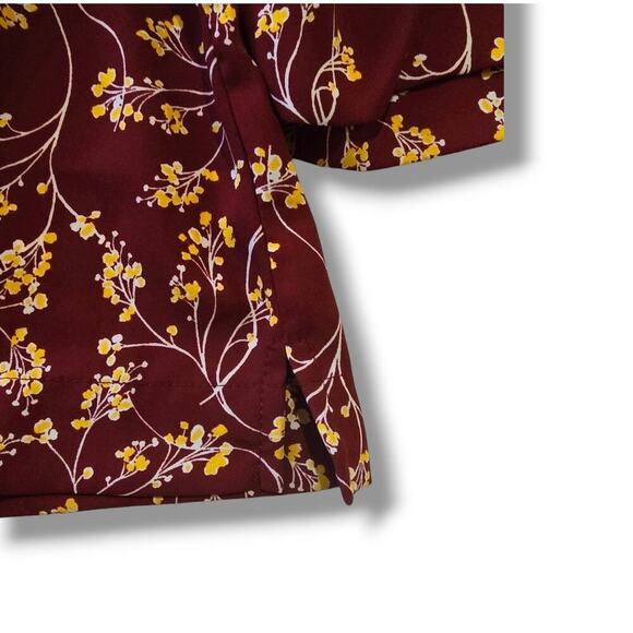 Third Culture by so-en women's floral dolman short sleeves Blouse - xl - Picture 2 of 8